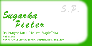 sugarka pieler business card